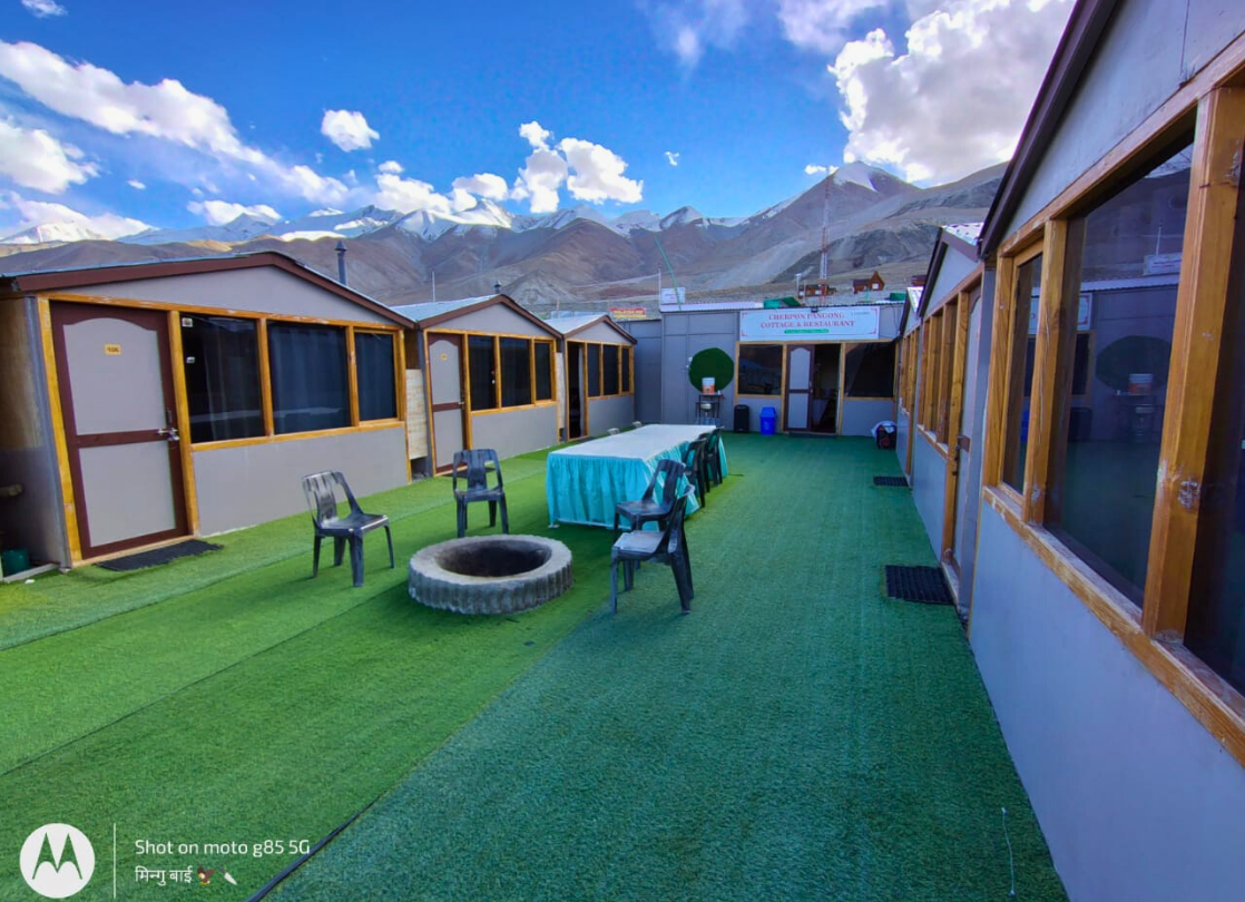 Moon Mirror courtyard
